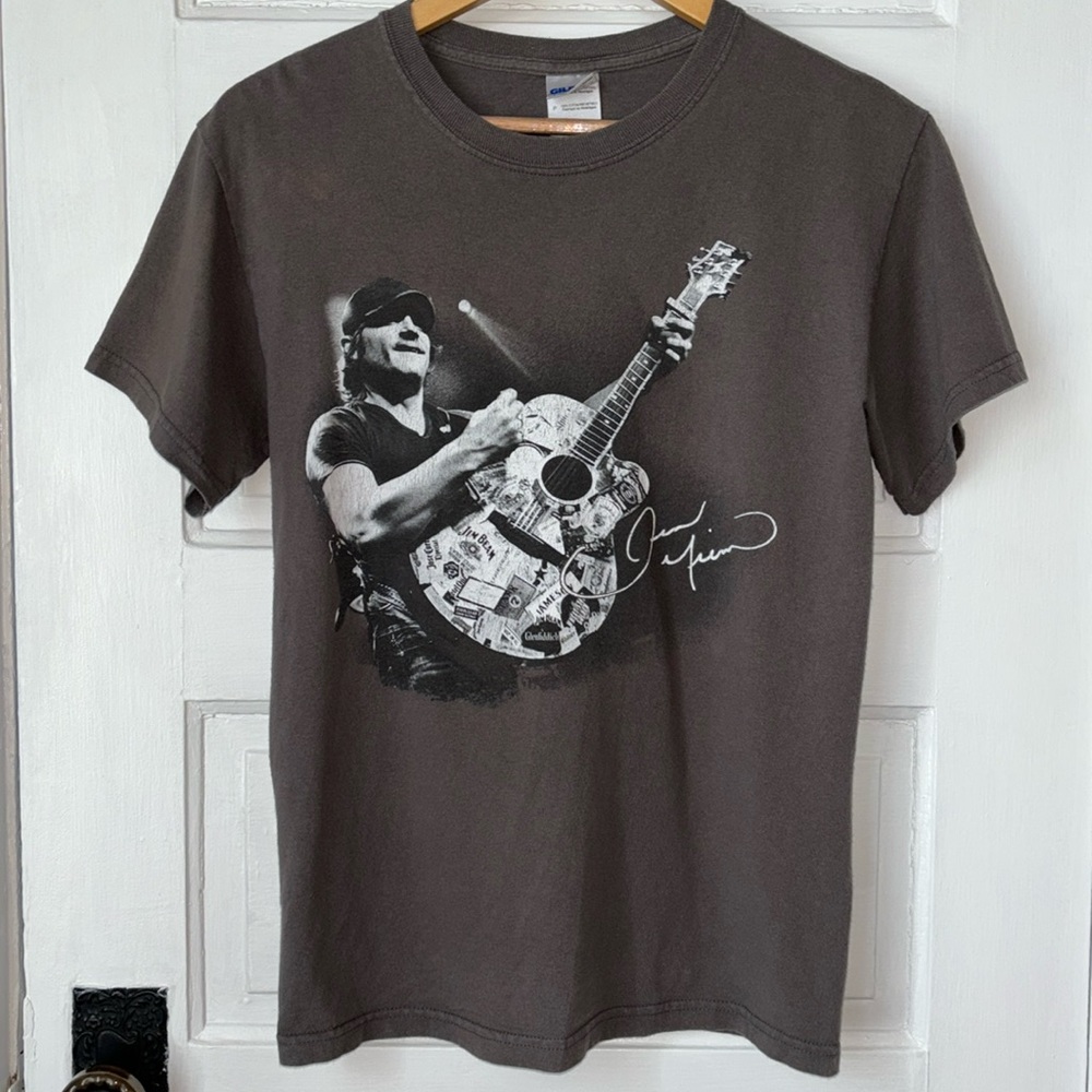 VINTAGE JERROD NIEMANN GRAY CREWNECK BAND TOUR TEE